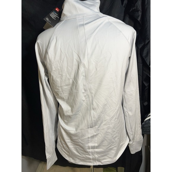 NWT XL UNDER ARMOUR Rebel Light Gray ColdGear Cozy Half-Zip Pullover (2237) - Picture 5 of 10